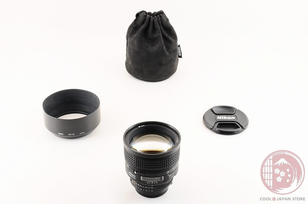 [MINT w/ Hood Pouch] Nikon AF Nikkor 85mm f/1.4 D (IF) Portrait Lens Japan Lv44