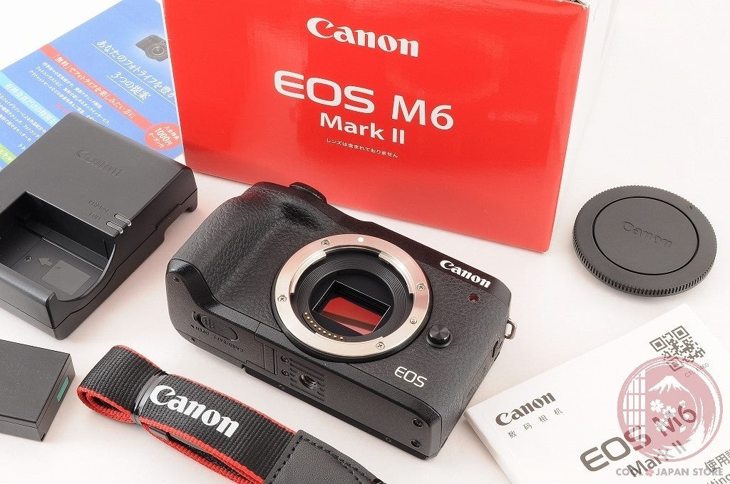 DDU [ 6000 shots TOP MINT in Box ] Canon EOS M6 Mark II from Japan Cj41
