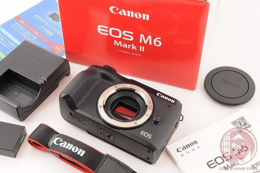 DDU [ 6000 shots TOP MINT in Box ] Canon EOS M6 Mark II from Japan Cj41