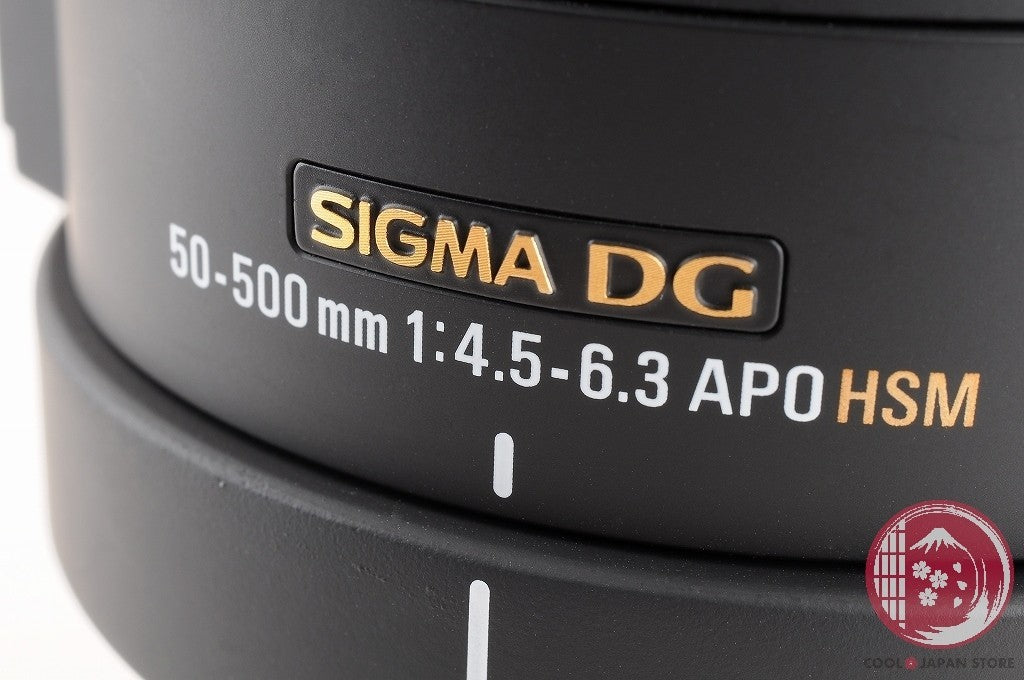 DDU[MINT w/Hood Case] Sigma APO 50-500mm f/4.5-6.3 DG OS HSM CANON EF  Lt81