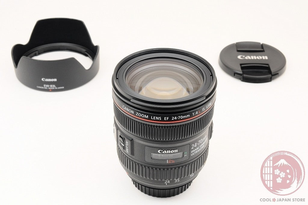 [TOP MINT w/ Hood Caps] Canon EF 24-70mm f/4 L USM from Japan Ls99