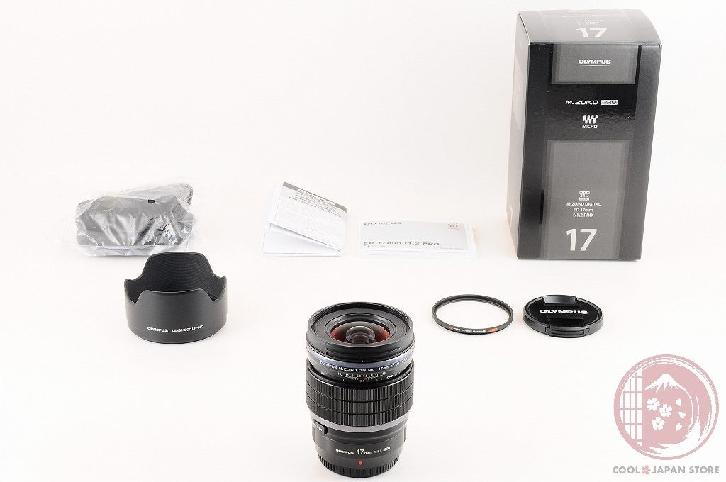 [TOP MINT w/Filter in Box] Olympus M.ZUIKO DIGITAL 17mm f/1.2 ED PRO Lw12