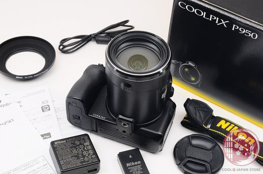 DDU [TOP MINT in Box]Nikon Coolpix P950 16.0MP Point & Shoot Camera Black Ci06