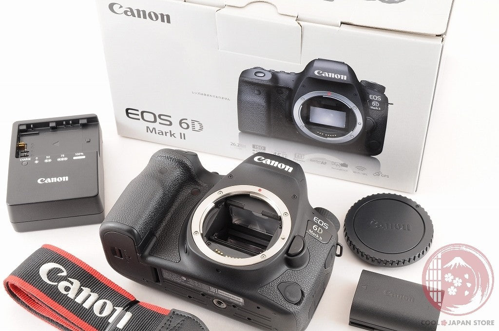 DDU[ 14595 shots MINT+ in Box ] CANON EOS 6D Mark II 26.2MP Digital SLR Cj64