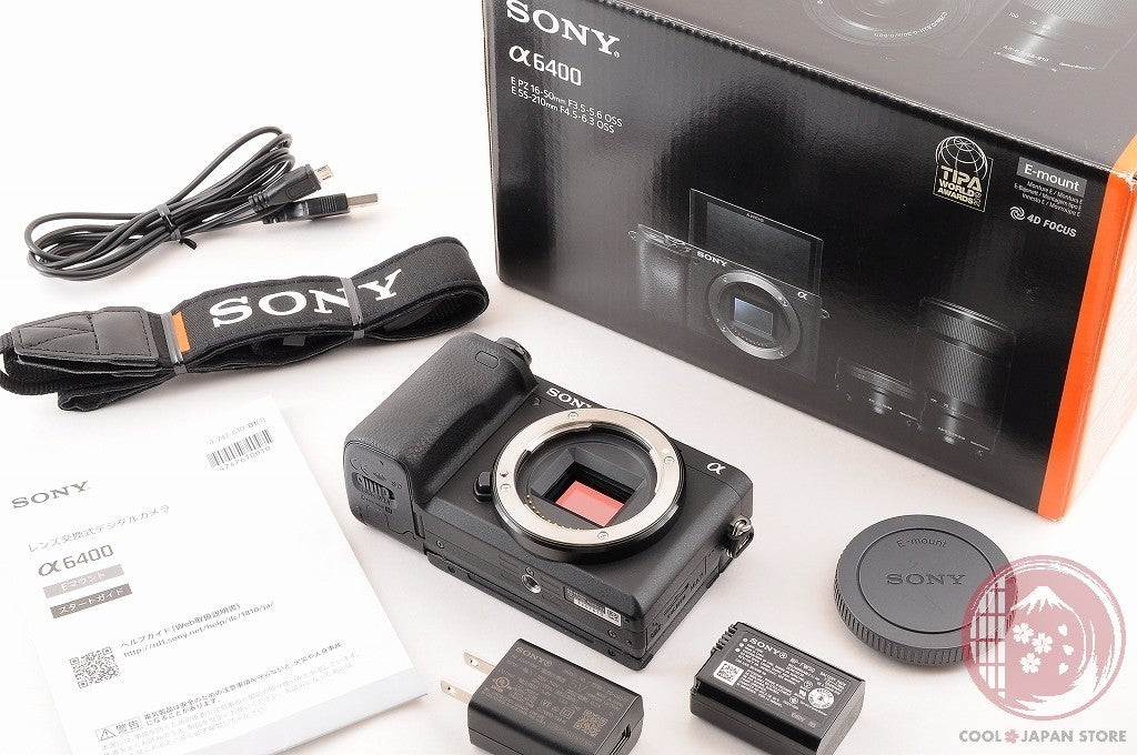 English OK [ 2200 shots TOP MINT in Box ] Sony A6400 from Japan Ci85