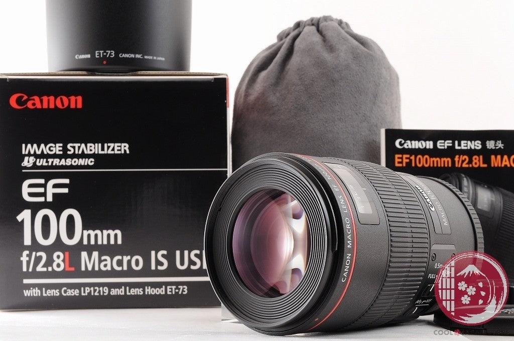 [TOP MINT in Box] Canon EF 100mm F/2.8 L 2.8L Macro IS USM Lens from Japan Lw66