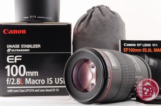 [TOP MINT in Box] Canon EF 100mm F/2.8 L 2.8L Macro IS USM Lens from Japan Lw66
