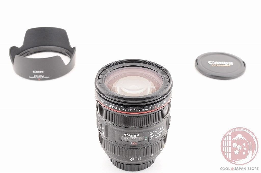 [MINT+ w/ Hood Caps] Canon EF 24-70mm f/4 L IS USM from Japan Lu82