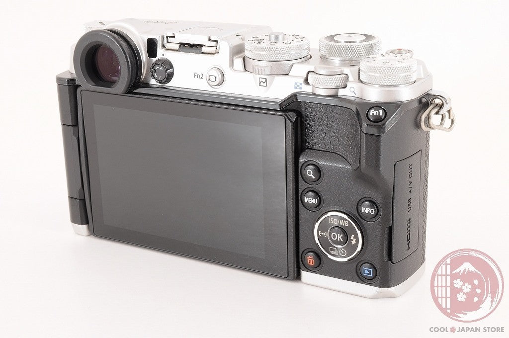 DDU [ 9944 shots MINT+ in Box ] Olympus PEN-F 20.3MP Mirrorless Silver Cj38
