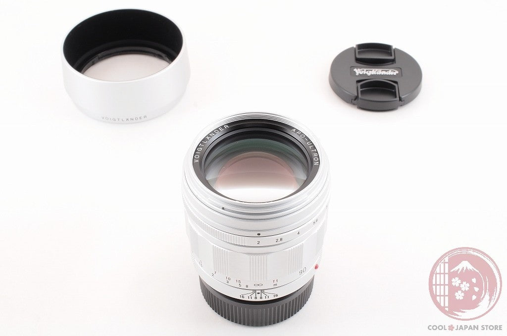 DDU[MINT+ w/ Hood Caps] Voigtlander APO ULTRON 90mm f/2 VM from Japan Lt89