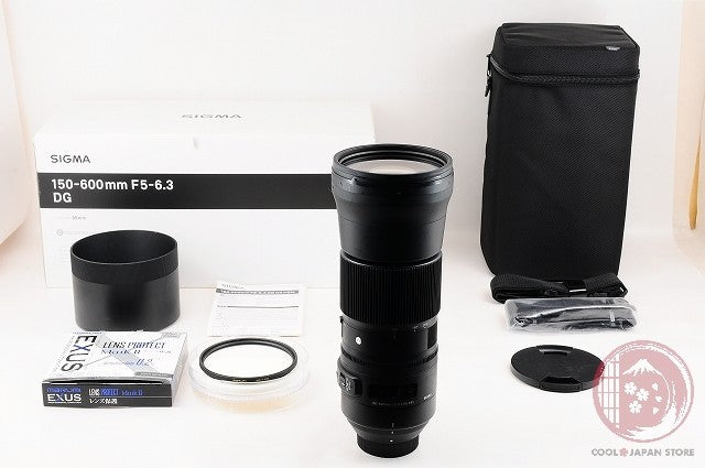 [MINT w/ Filter in Box] Sigma 150-600mm f/5-6.3 DG OS HSMContemporary NIKON Lv83