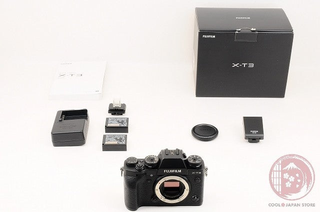 [ Low shots MINT in Box ] Fujifilm Fuji X-T3 XT3 Black 26.1MP Mirrorless Ck60