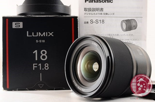 [TOP MINT in Box] Panasonic LUMIX S 18mm f/1.8 from Japan Lv38