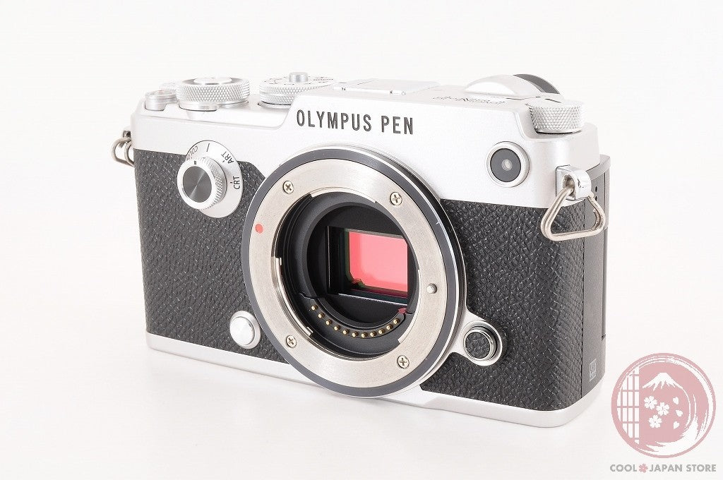 DDU [ 9944 shots MINT+ in Box ] Olympus PEN-F 20.3MP Mirrorless Silver Cj38