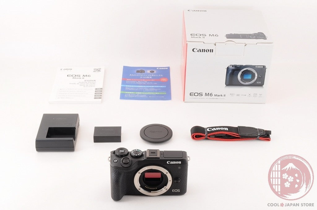 DDU [ 6000 shots TOP MINT in Box ] Canon EOS M6 Mark II from Japan Cj41