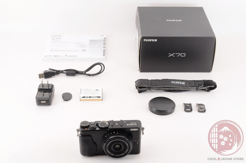 DDU[MINT in Box] Fuji film Fujifilm X70 16.3MP Compact Digital Camera Black Cj62