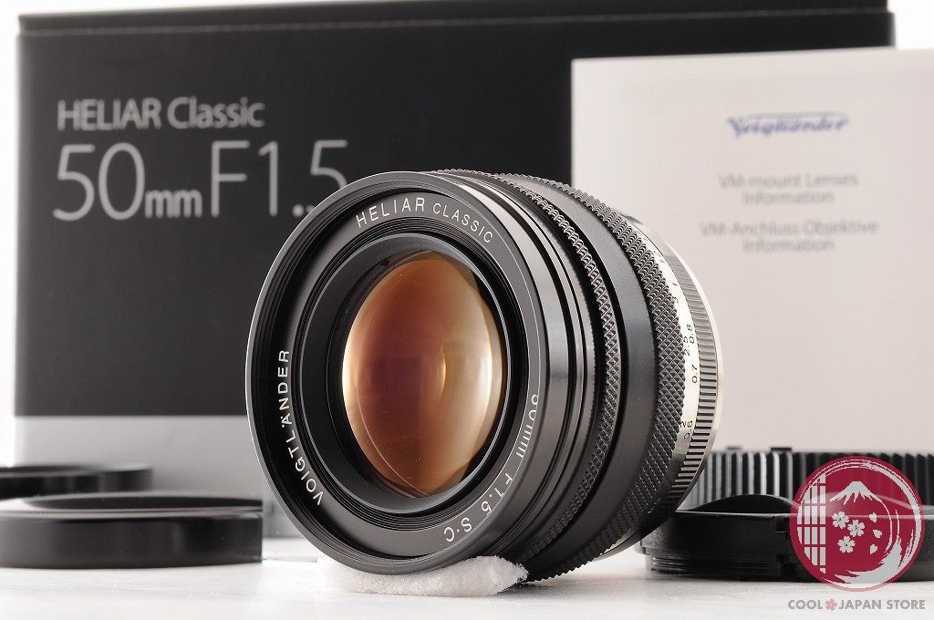 DDU [TOP MINT in Box] Voigtlander HELIAR 50mm f/1.5 VM from Japan Lu06