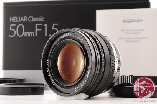DDU [TOP MINT in Box] Voigtlander HELIAR 50mm f/1.5 VM from Japan Lu06