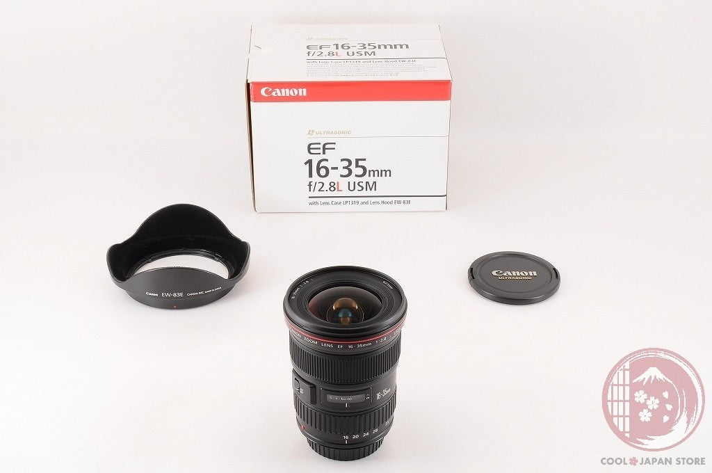 DDU [TOP MINT in Box] Canon EF 16-35mm f/2.8 L 2.8L from Japan Lu63