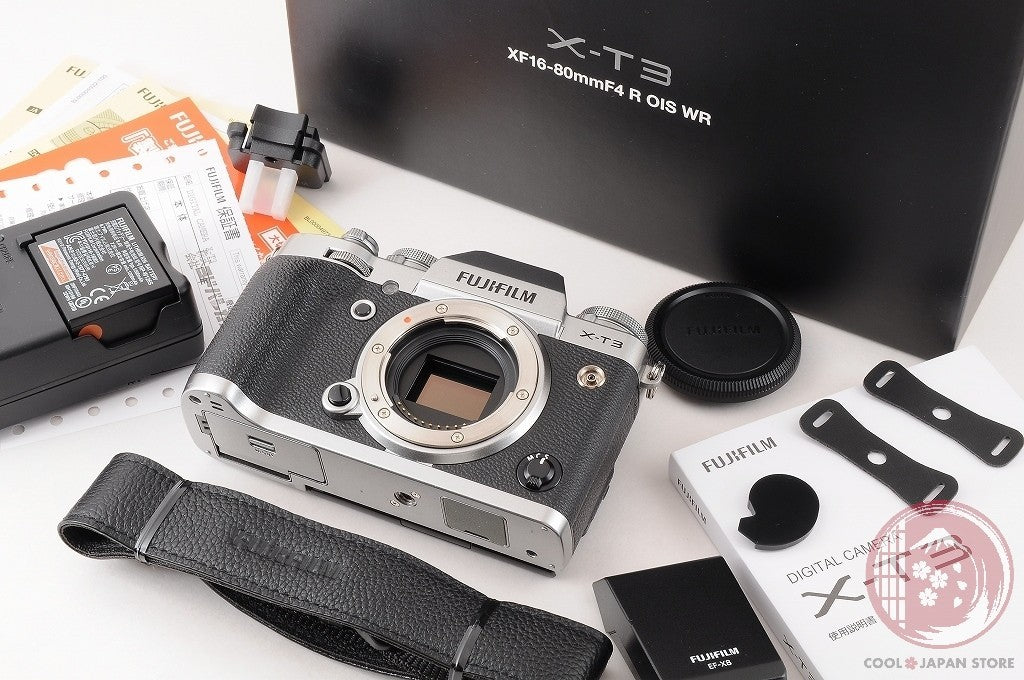 [ 16308 shots MINT in Box ] Fujifilm Fuji X-T3 XT3 Silver26.1MP Mirrorless Cj82