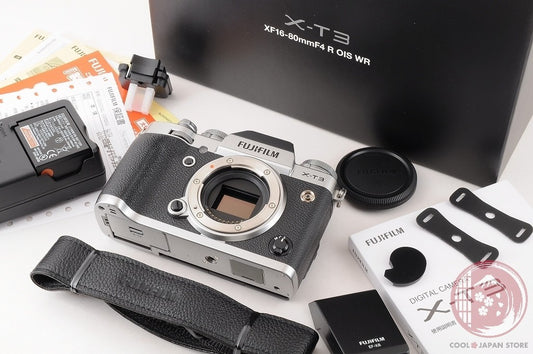 [ 16308 shots MINT in Box ] Fujifilm Fuji X-T3 XT3 Silver26.1MP Mirrorless Cj82