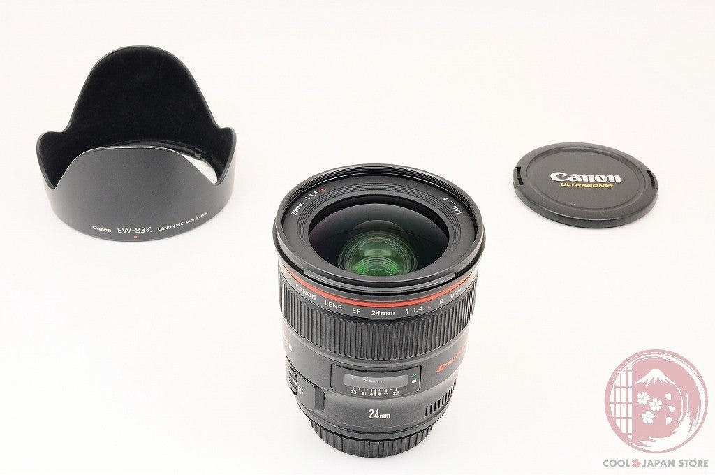 [TOP MINT w/ Hood Caps] Canon EF 24mm f/1.4 L II USM from Japan Ls51