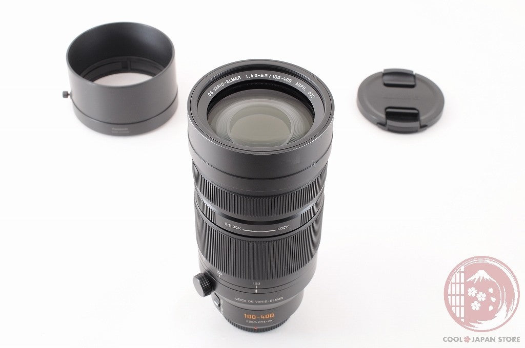 [MINT w/Hood Caps] Panasonic 100-400mm f/4-6.3 DG VARIO-ELMAR from Japan Ls85