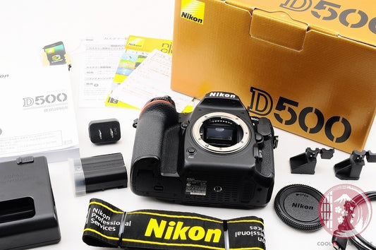 [ 20269 shots MINT in Box ] Nikon D500 20.9MP Digital SLR Camera Body Ck92