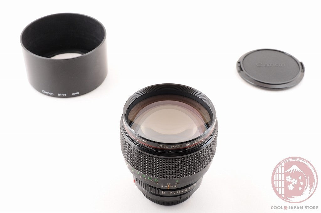 [MINT+ w/Hood Caps] Canon New FD NFD 85mm f/1.2 L Portrait Prime Lens JAPAN Ly00