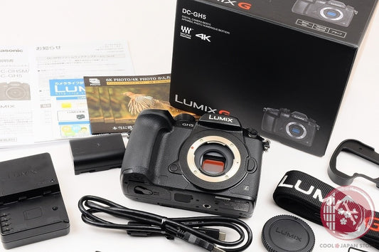 DDU [ 7280 shots TOP MINT in Box ] Panasonic LUMIX DC-GH5 DC GH5 20.3 MP Cj46