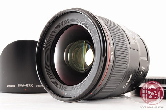 [MINT+ w/ Hood Caps] Canon EF 24mm f/1.4 L II USM from Japan Ly73