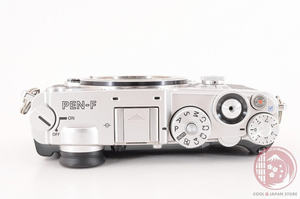 DDU [ 9944 shots MINT+ in Box ] Olympus PEN-F 20.3MP Mirrorless Silver Cj38