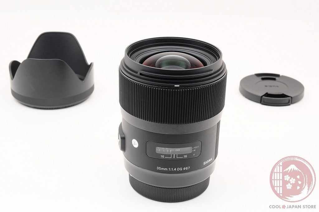 [TOP MINT w/ Hood Caps] Sigma 35mm f/1.4 DG HSM Art CANON from Japan Lq52