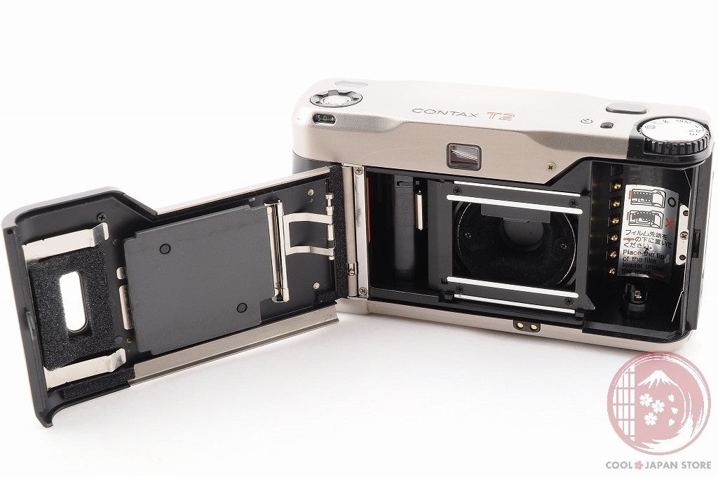 DDU[MINT w/Strap Case] Contax T2 Silver from Japan Cj54