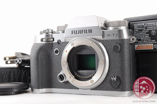 [ Low shots MINT w/ Strap ] Fujifilm Fuji X-T2 XT2 Graphite Silver Edition Ci93