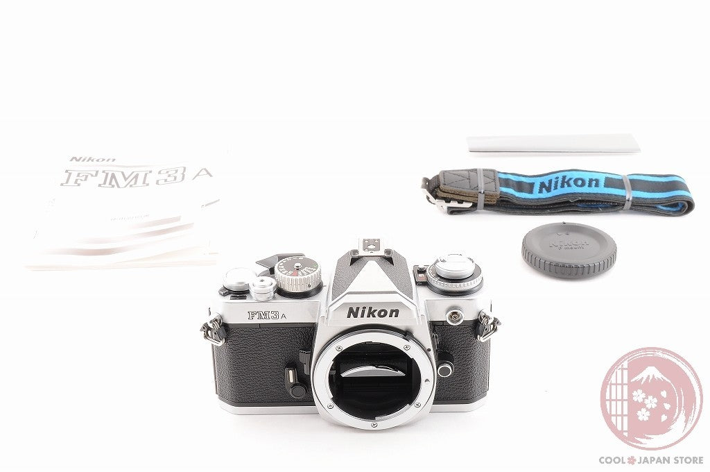 [MINT w/ Strap Manual] Nikon FM3A Silver S/N 273624 from Japan Ck06