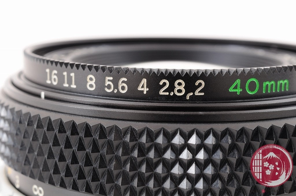[MINT w/ Filter Caps] Olympus OM System zuiko Auto-S 40mm f/2 from Japan Lv00