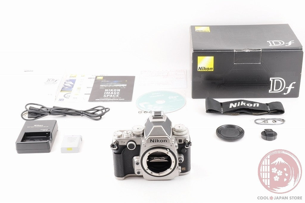 [ 6807 shots MINT in Box ] Nikon Df Silver 16.2 PM DSLR Camera Body JAPAN Ck08