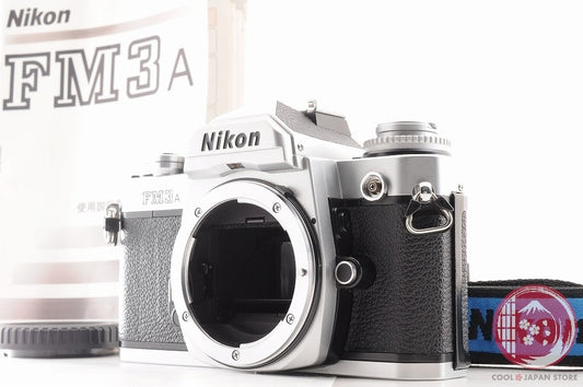 [MINT w/ Strap Manual] Nikon FM3A Silver S/N 273624 from Japan Ck06