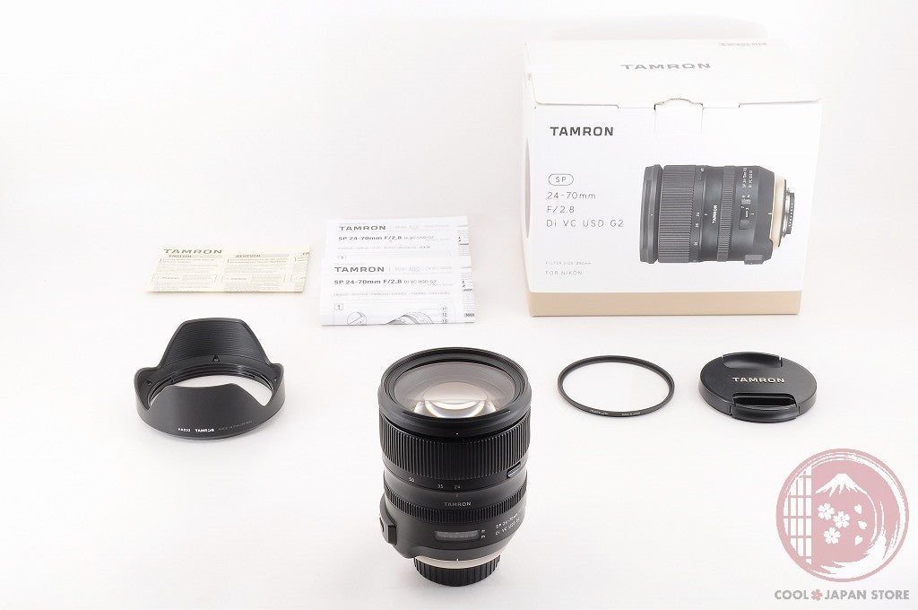 DDU[MINT w/Filter in Box] Tamron SP 24-70mm f/2.8 Di VC USD G2 Nikon Japan Lu01