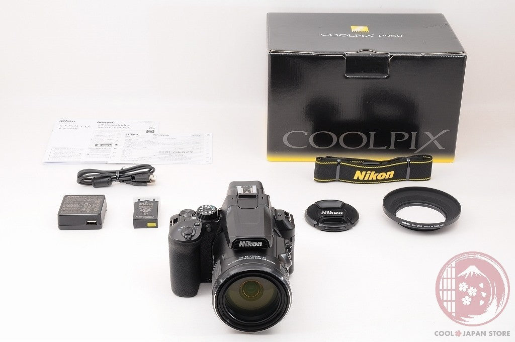 [MINT+ in Box] Nikon Coolpix P950 16.0MP Point & Shoot Camera Black Japan Cm47