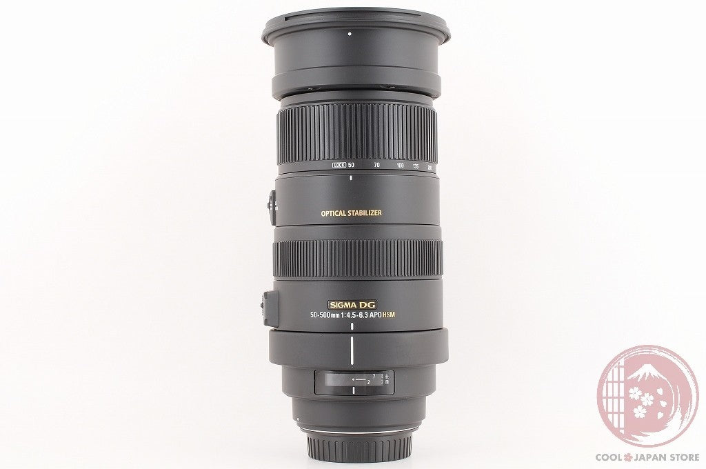 DDU[MINT w/Hood Case] Sigma APO 50-500mm f/4.5-6.3 DG OS HSM CANON EF  Lt81