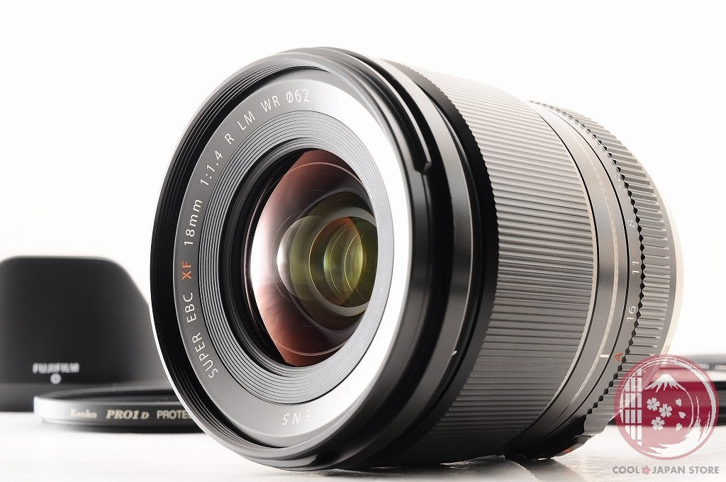 [MINT+ w/Hood Filter] Fujifilm Fuji Fujinon XF 18mm f/1.4 R LM WR Lw37
