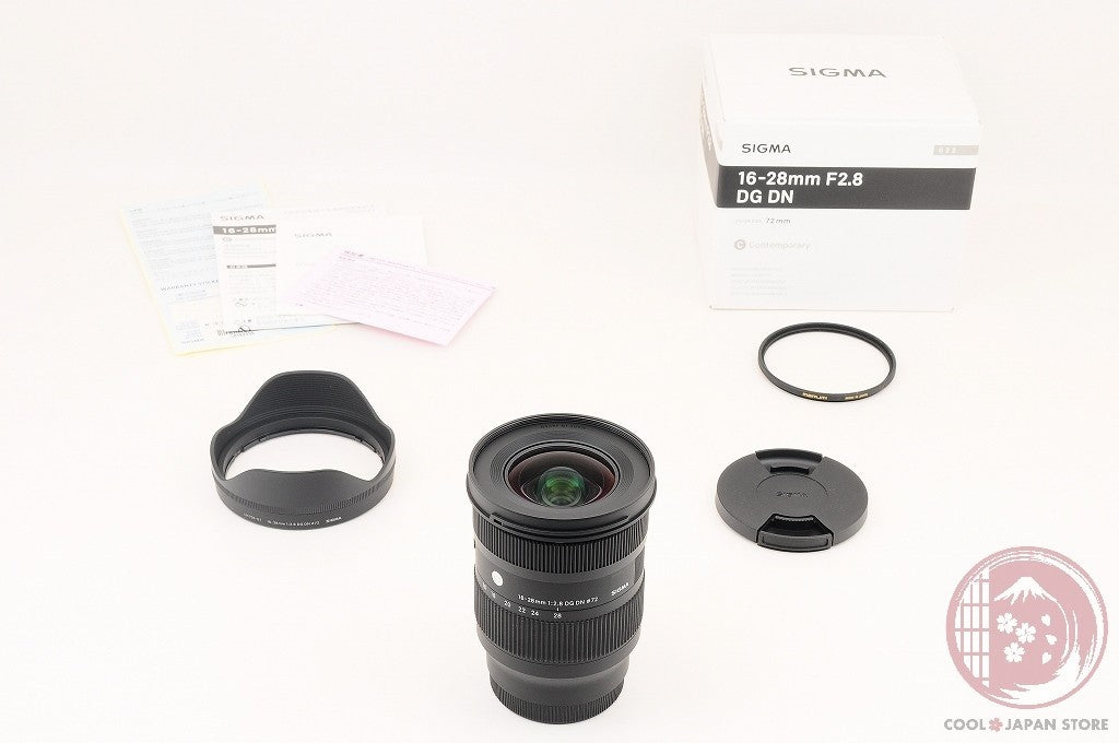 [TOP MINT w/Filter in Box]Sigma 16-28mm f/2.8 DG DN Contemporary SONY Japan Lv76