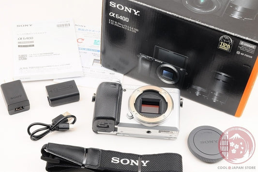 English OK[ 7809 shots MINT in Box ] Sony Alpha A6400 24.2MP Mirrorless Cl15