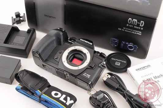 [ 1125 shots TOP MINT in Box ] OLYMPUS OM-D E-M1 Mark III 20.4MP Cj09
