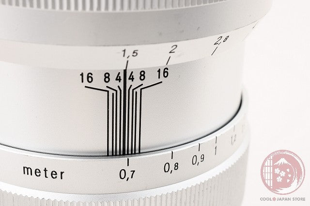 [MINT w/ Hood Caps] Voigtlander NOKTON 75mm f/1.5 VM Silver from Japan Lv69