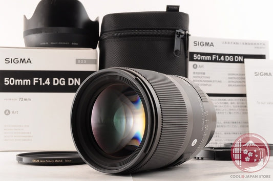 DDU[MINT w/ Filter in Box] Sigma 50mm f/1.4 DG DN Art SONY from Japan Ls75