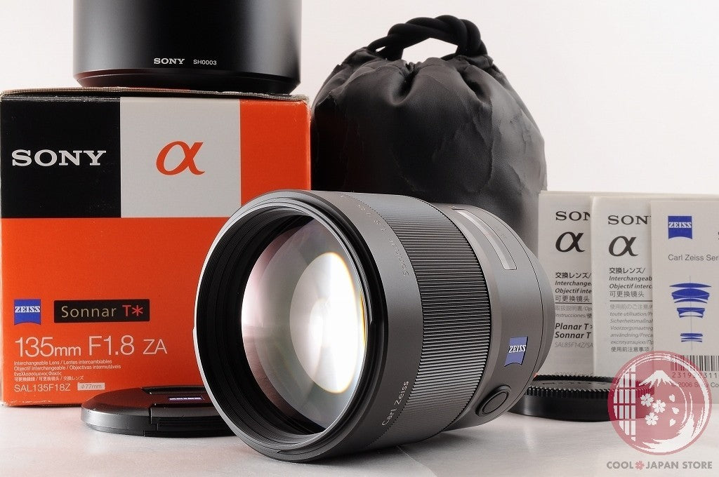 [TOP MINT in Box] Sony Sonnar 135mm f/1.8 ZA from Japan Lw94