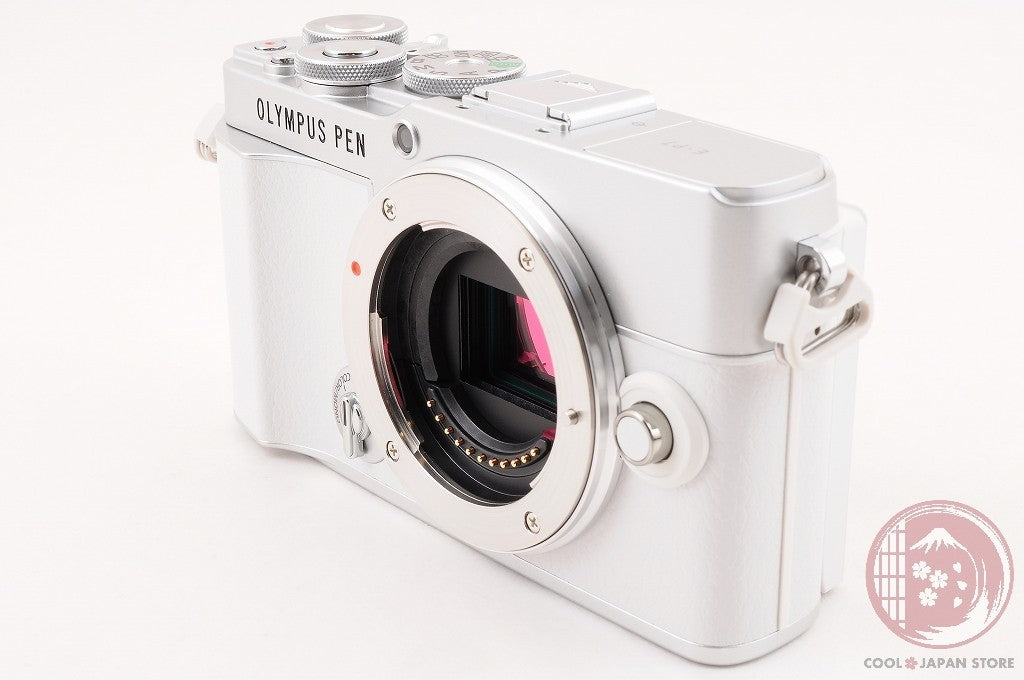[ 380 shots TOP MINT in Box ] Olympus PEN E-P7 white from Japan Cl82